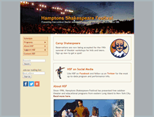 Tablet Screenshot of hamptons-shakespeare.org
